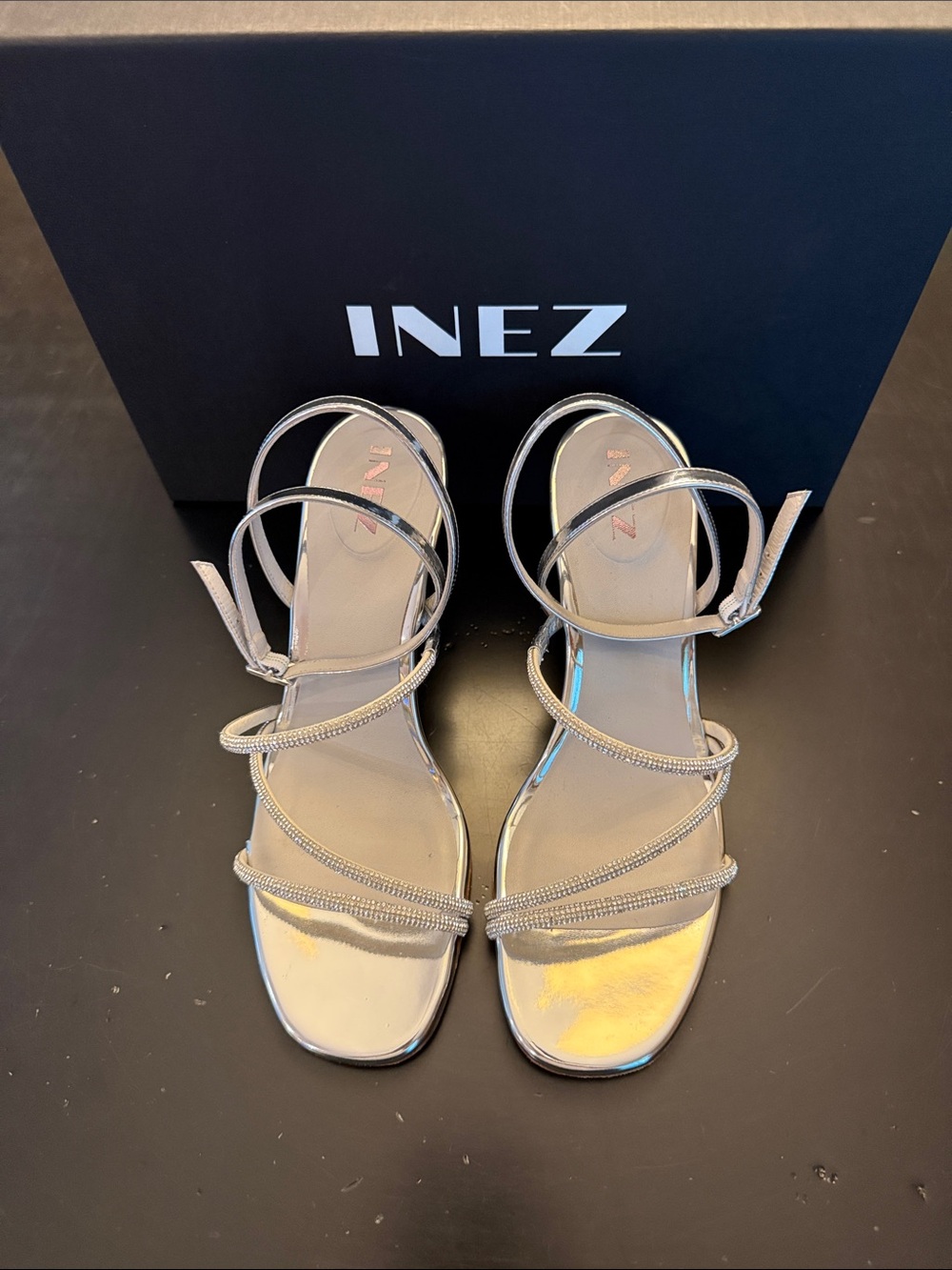 Inez Sofia Strappy Heels - Picture 4 of 7
